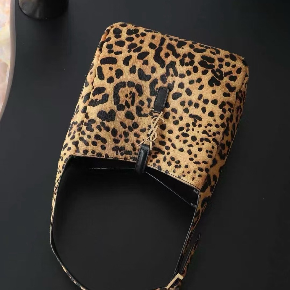 YSL leopard print shoulder bag - Picture 4 of 5